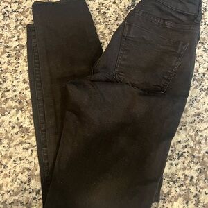 Zara Women's Dark Black Skinny Jeans